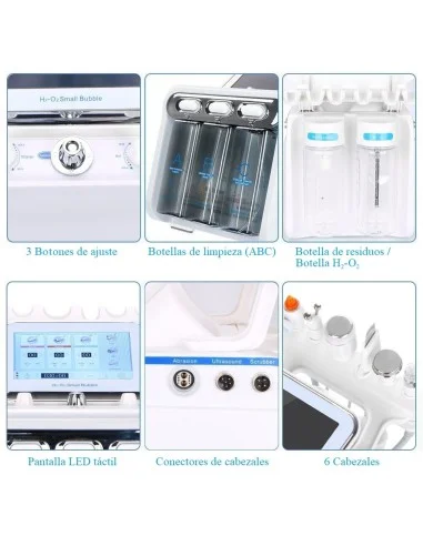 Hidrodermoabrasión 6 en 1